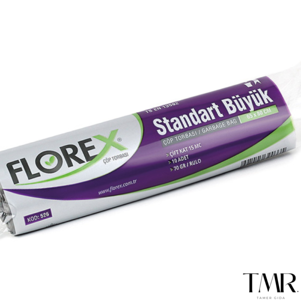 FLOREX Standart Büyük Boy Rulo Çöp Poşeti