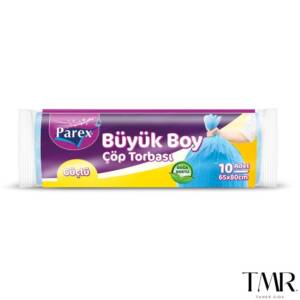 PAREX Büzgülü Büyük Boy Çöp Poşeti